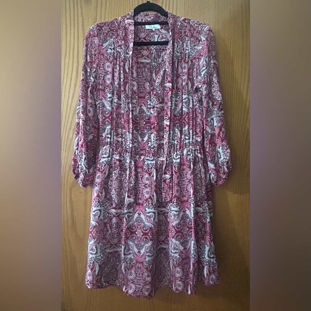 Parker - Large Women's Paisley Print dress